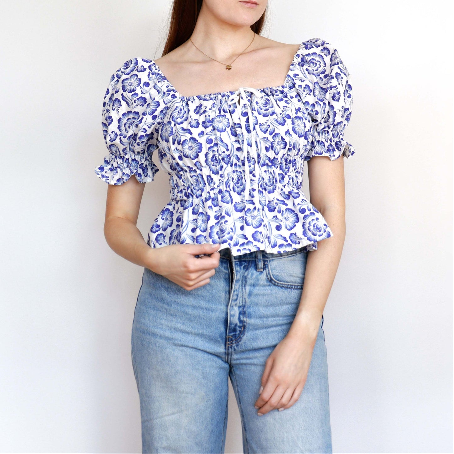MELISSA Blus - Kort och Lång ärm - Symönster