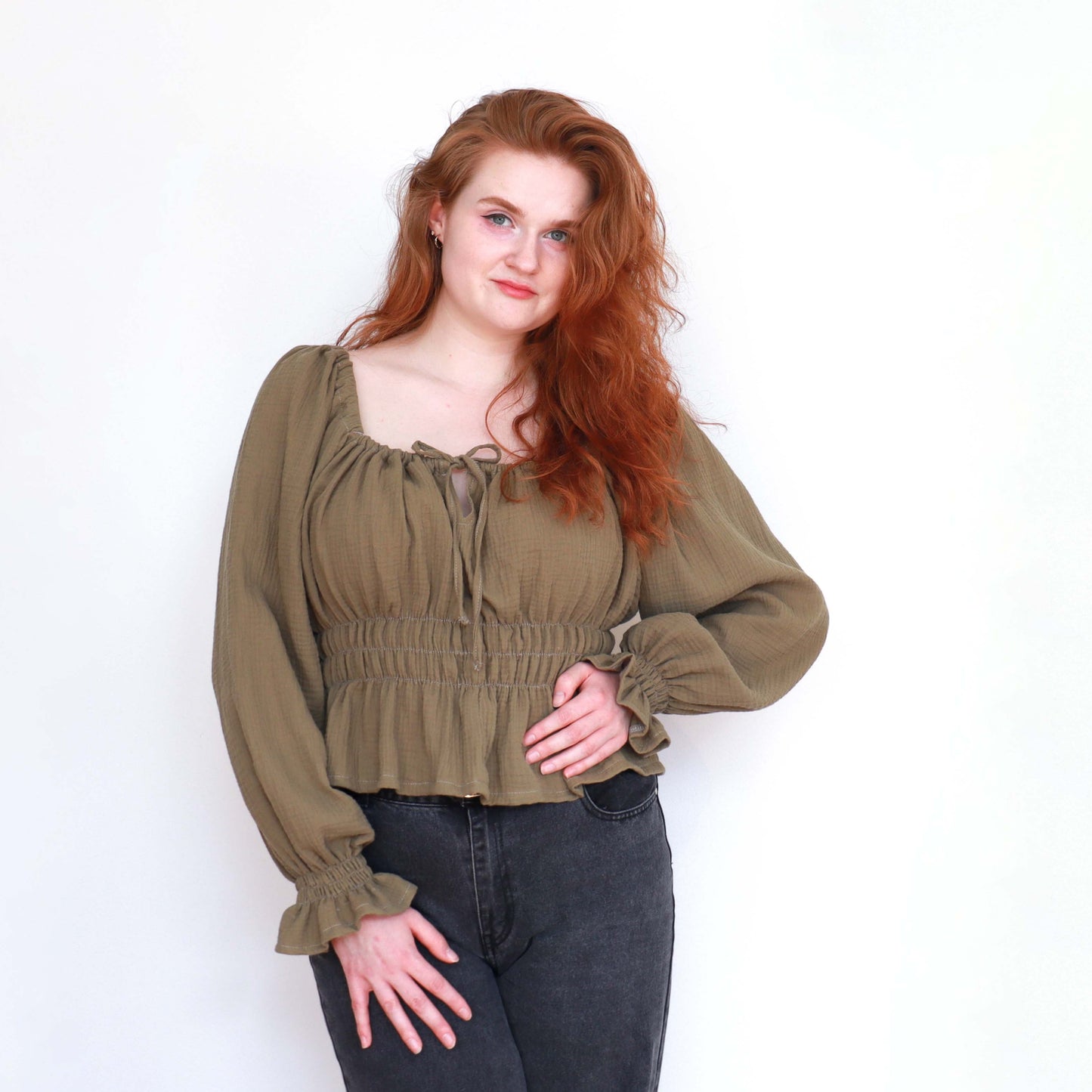 MELISSA Blus - Kort och Lång ärm - Symönster
